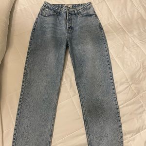 Abercrombie The Dad High Rise Curve Love Jeans